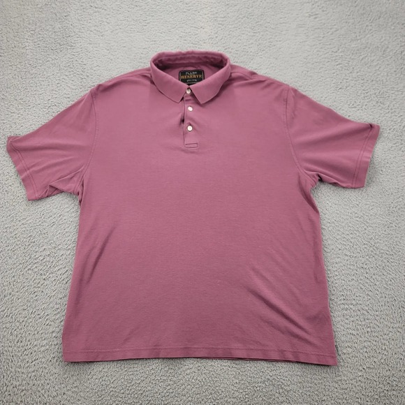 Jos. A. Bank Other - Jos. A Bank Shirt Mens Large Burgundy Reserve Polo Golf Traditional Pima Classic